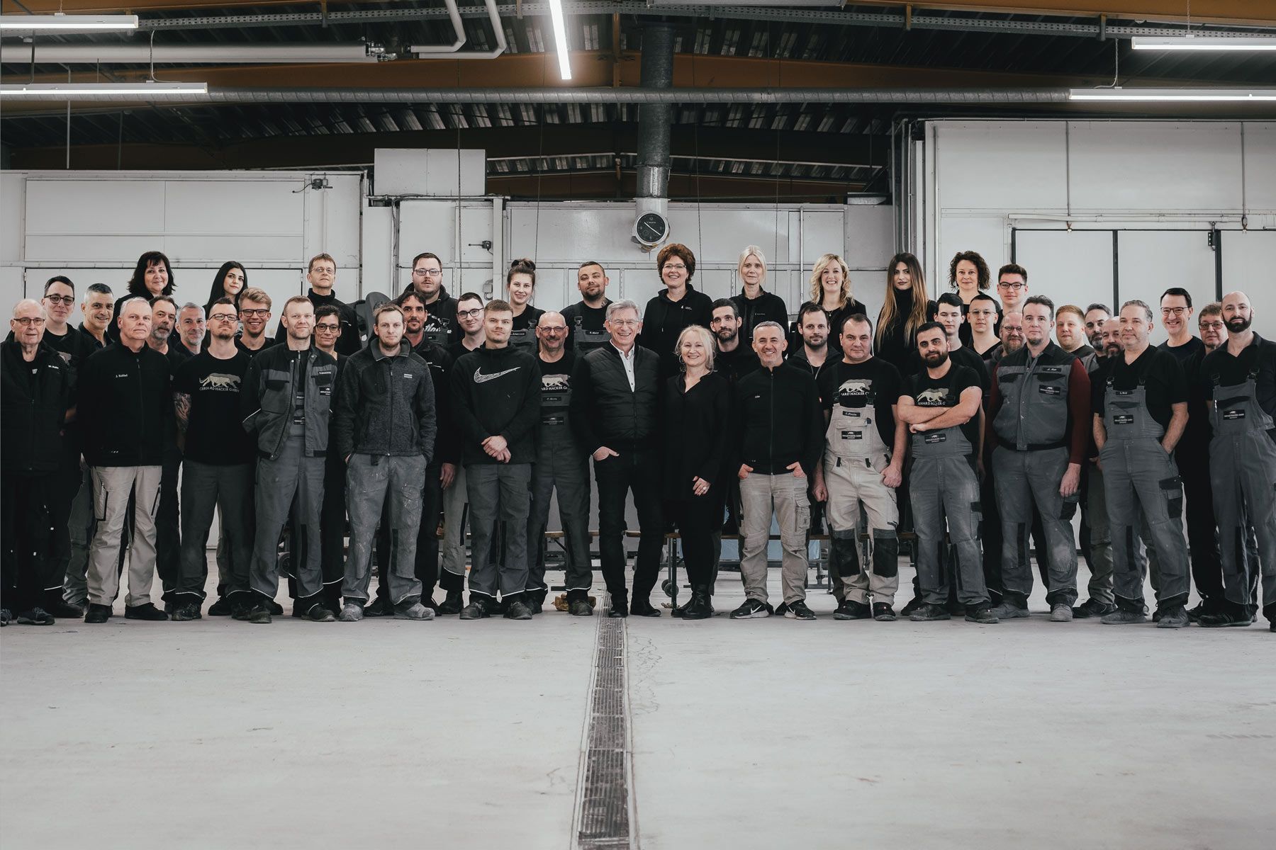 Team der Gerhard Hacker GmbH Geesthacht von Anfang 2024